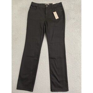 Chicos Jeans Size 0 (US  4) Short Fabulously Slimming Slim Leg Black Denim NWT